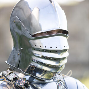 Medieval Knight Gothic Sallet Helmet for Sale