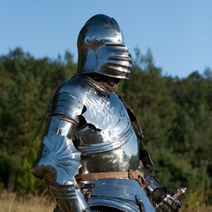 Medieval full gothic armor set for SCA and reenactment - ArmStreet's generation II armour