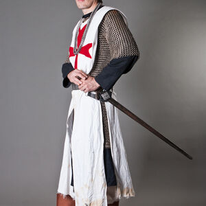 Knight Crusader Templar Medieval tabard with cross