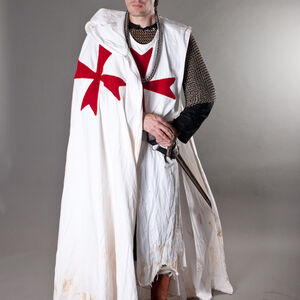 Knight Crusader Templar Medieval tabard with cross