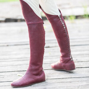 Female Medieval Knee-High Boots “Dark Star”