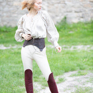 Medieval Knee High Boots “Dark Star” for women