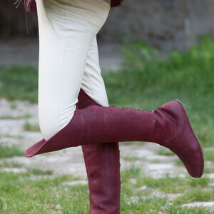 Female Medieval Knee-high Boots “Dark Star”