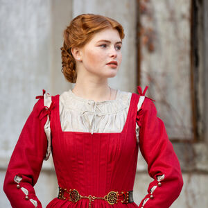Renaissance Corset Kirtle Dress “German Rose”