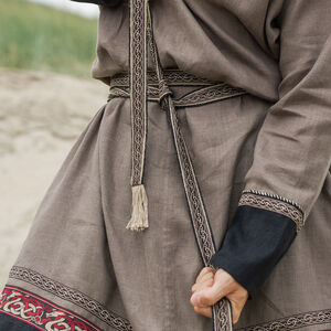 Linen Embroidered Viking Tunic "Ingvar the Sailor"
