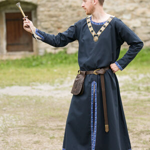Medieval Long Tunic “Prince Gilderoy” with trim