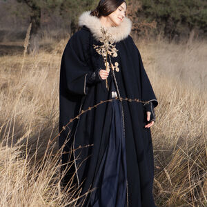 Medieval Woolen Cloak Cape "Lost Princess"