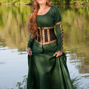  Medieval Dress With Belt "Forest Princess"