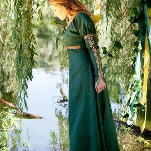 Medieval Fantasy Dress And Overcoat Set "Forest Princess"