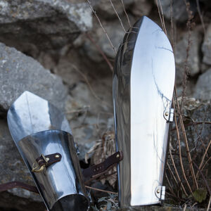 Medieval Steel Bracers Bazubands