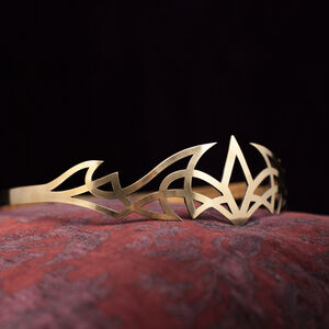 Celtic Brass Circlet Crown "Aisling"