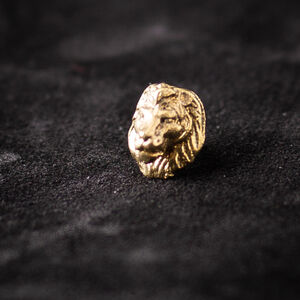 Museum-quality brass cast rivets "Lion" by ArmStreet