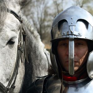 Hussar medieval armor - Polish hussar historically accurate armour set - winged helmet