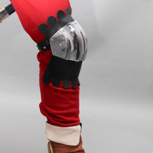 Medieval armor poleyns knee armor cops