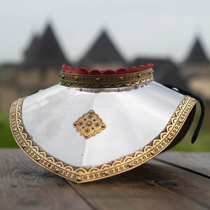 Polish Hussar gorget armor with brass accents