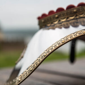 Polish Hussar gorget with brass accents