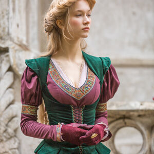 Renaissance Fantasy Corset “Princess in Exile”