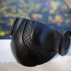Reinforced textured plastic knee protection "Futura black" for HEMA WMA