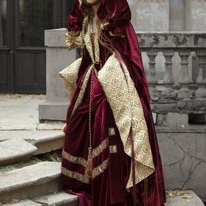 Medieval Renaissance Nobility Velvet cloak