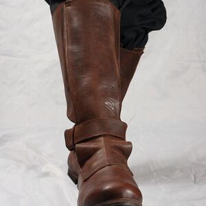 SCA renaissance medieval  high  leather boots