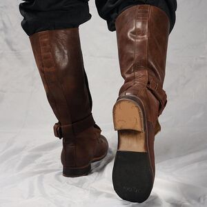 Renaissance  medieval high  leather  boots