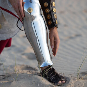 Roman greaves stainless steel armor "Cassius"