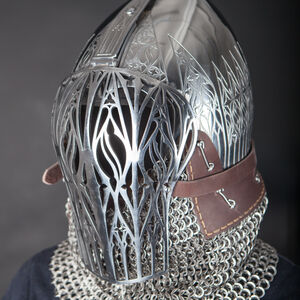 Medieval Knight Helmet SCA bascinet