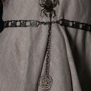 Spiderweb brass belt from Moonless Night collection-04