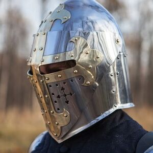 Medieval Knight Sugarloaf Helmet SCA