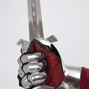 Sword Etched Late Dark Ages Rebated Steel (Circa X-XI)