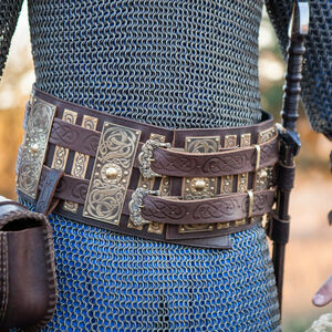 Viking's Leather War Belt