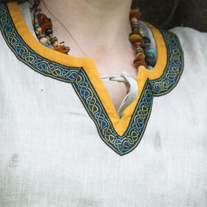 Viking Linen Dress Tunic “Ingrid the Hearthkeeper”