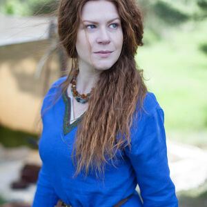 Viking Linen Dress Tunic "Ingrid the Hearthkeeper"