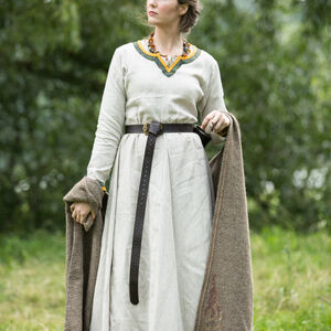 Viking Linen Dress Tunic “Ingrid the Hearthkeeper”