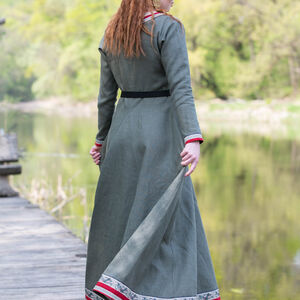 Viking Natural Linen Dress Tunic “Eydis the Shieldmaiden”