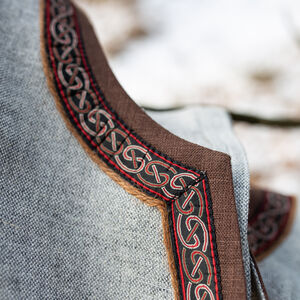 Viking Natural Linen Dress Tunic “Eydis the Shieldmaiden”