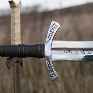 Western Etched Knight Sword Rebated Steel