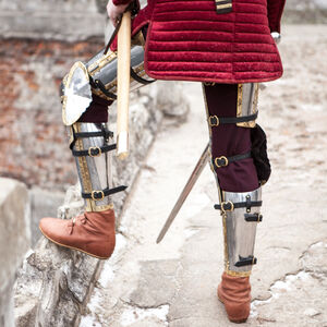 Western Knight's Leg Armor "The King's Guard" SCA