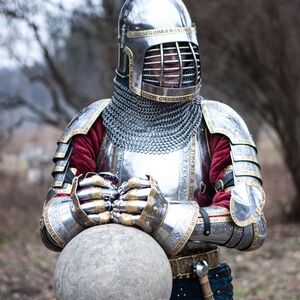 Medieval Knight's Pauldrons "The King's Guard" SCA