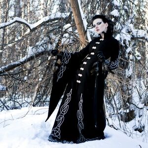 Gothic Outfit "Blackbird" coat