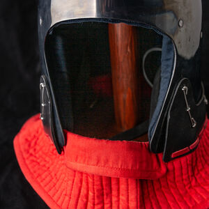 WMA Italian bascinet helmet with detached visor by ArmStreet