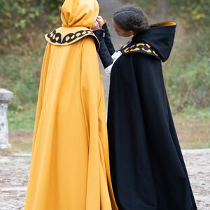 Woolen medieval cloak with cut-out designs “Townswoman”