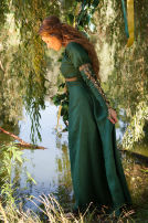 medieval dress tunic forest princess