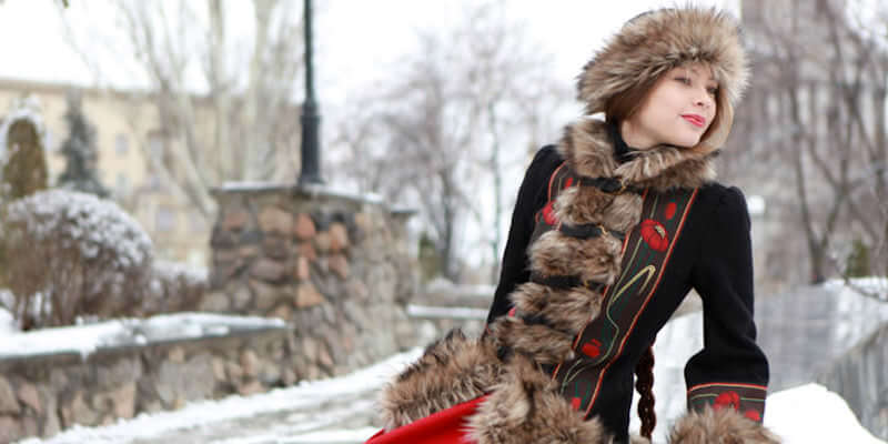 Short coat (zupan) “Russian seasons”