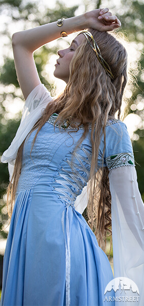 Elven Dress for LARP and Renaissance Fair fantasy Wedding