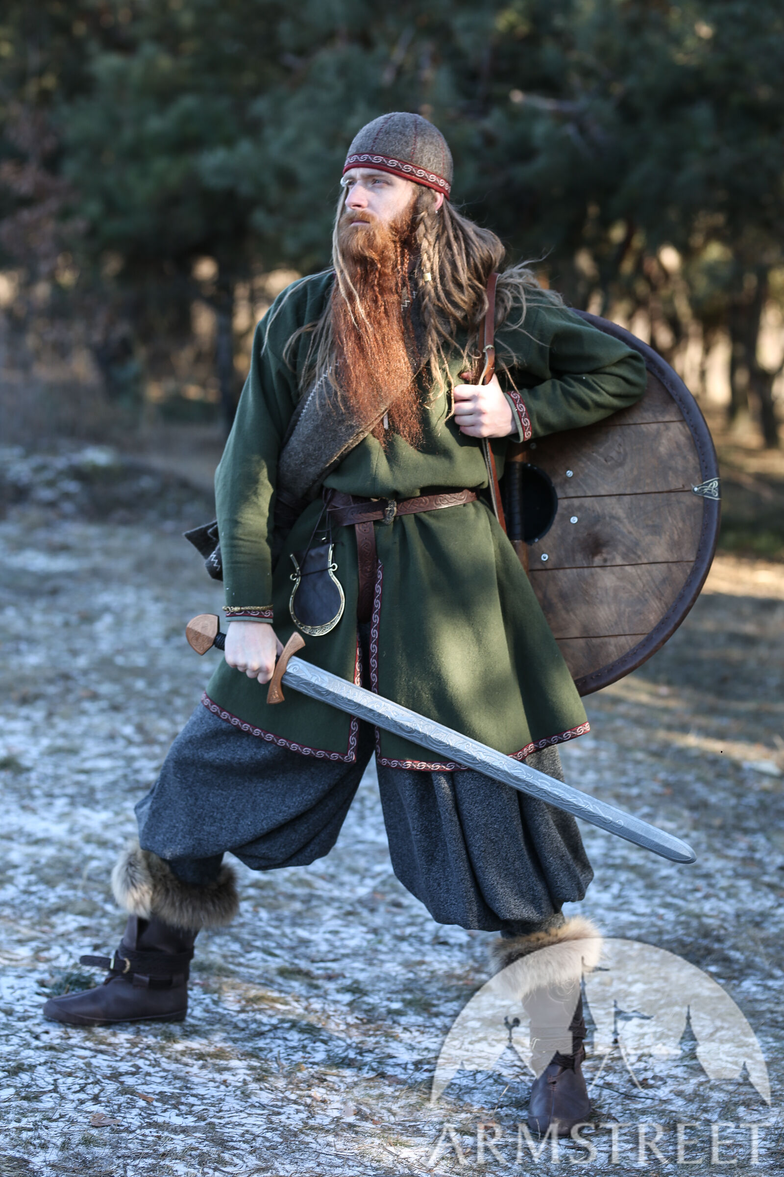Foam sword with Viking knotwork for LARP for sale. Available in: foam ...