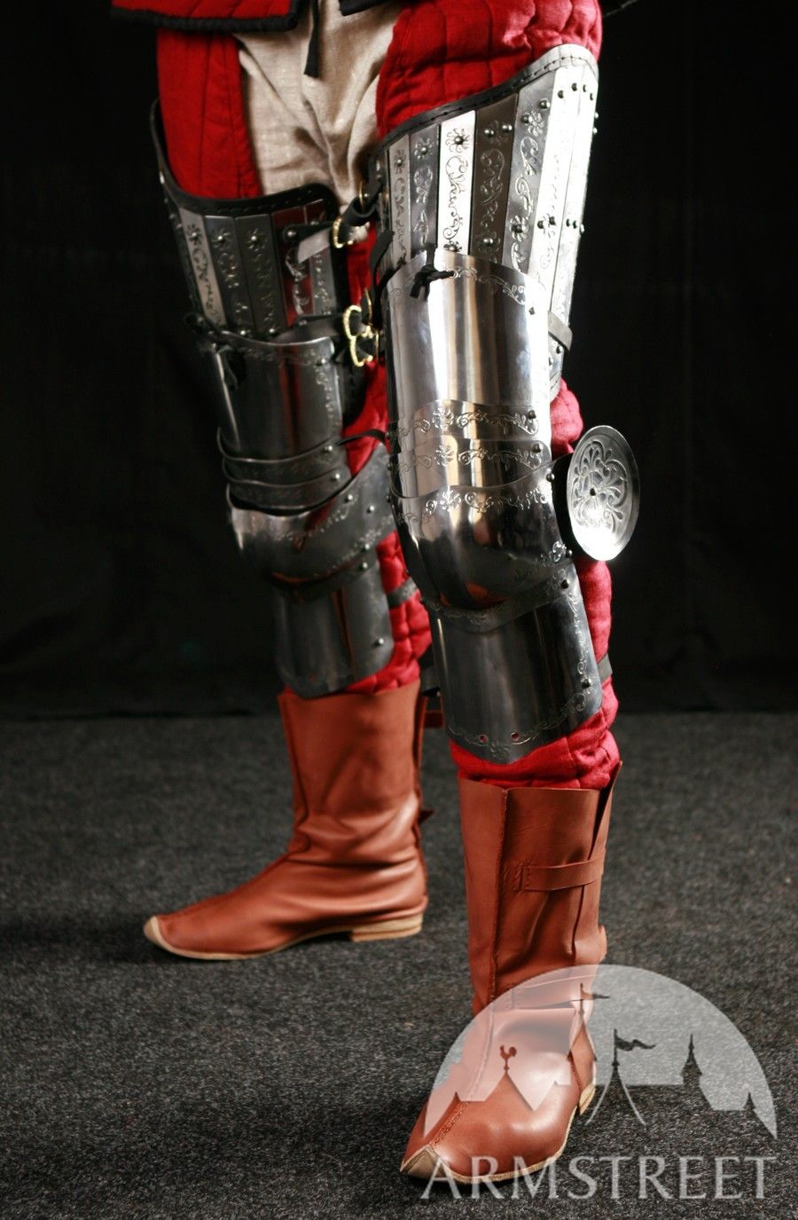 Details about   Medieval Silver Polished Combat Full Arm Guard Greaves Set 