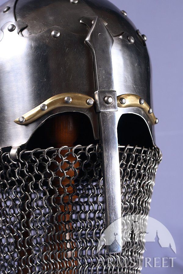 Details about   Armor 14th Century Helmet Medieval Knight' Helmet steel Chain mail Hood Helmet 