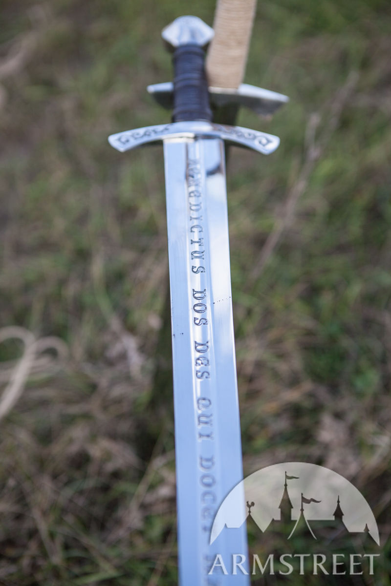 Western Etched Knight Sword Rebated Steel :: by medieval store ArmStreet