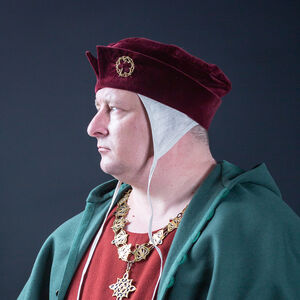 Men's Medieval Velvet Hat